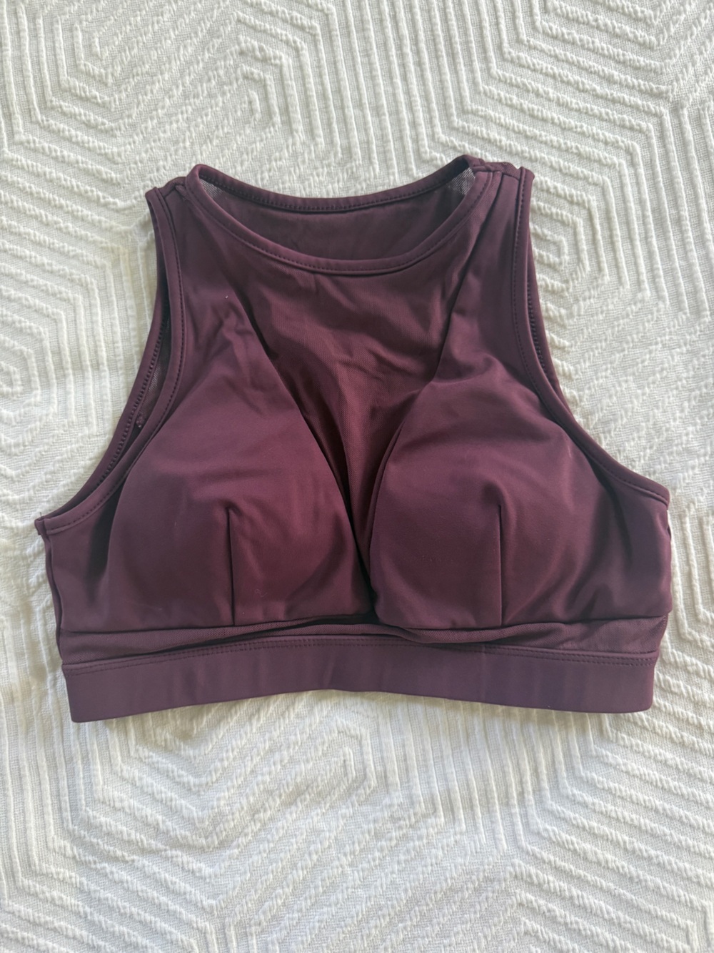 Lunalae Racerback Pole Top Deep Plum US4 AU6